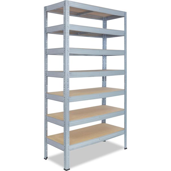 Shelfplaza Pro 230X80X50 Cm Scaffale Pesante In Zincato Con 7 Ripiani E 142 Kg Di Portata Per Ripiano-image