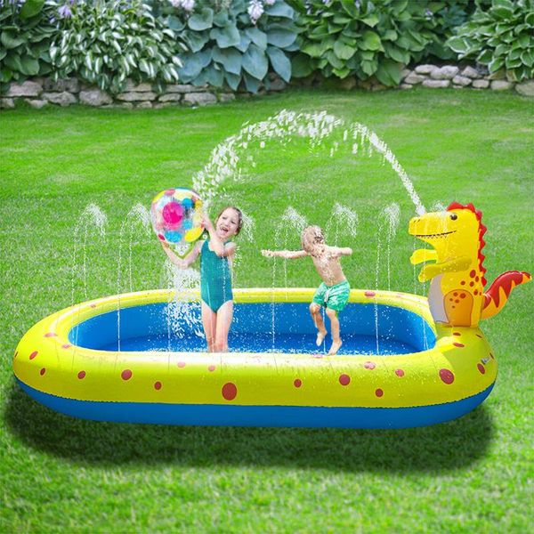 Piscina Gonfiabile Rettangolare, Piscina Gonfiabile Per Bambini, Piscina Gonfiabile Per Bambini, Dimensioni 170X105X65Cm-image