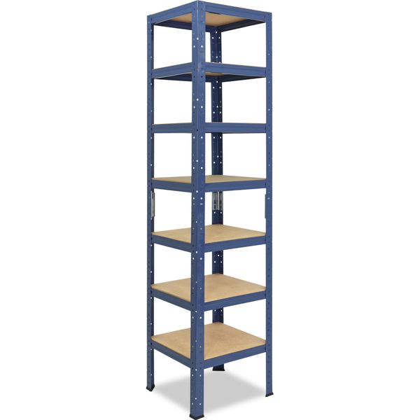 Shelfplaza Home 200X50X50 Cm Scaffale Pesante In Blu Con 7 Ripiani E 125 Kg Di Portata Per Ripiano-image