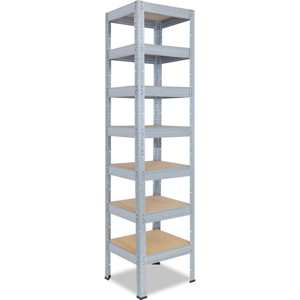 Shelfplaza Pro 200X50X50 Cm Scaffale Pesante In Zincato Con 7 Ripiani E 142 Kg Di Portata Per Ripiano-image