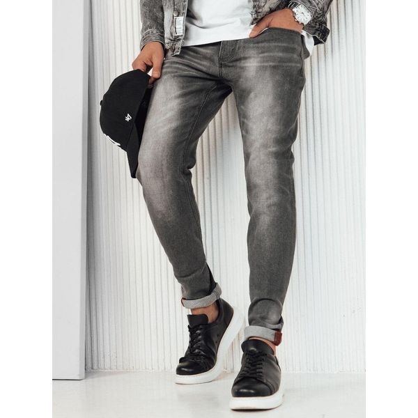 Dstreet Pantaloni In Denim Da Uomo Lafim Grigio Chiaro 29-image