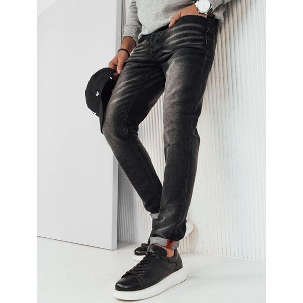 Dstreet Pantaloni In Denim Da Uomo Oigore Jeans-Nero 32-image