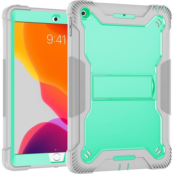 Custodia Per Ipad 10,2 2021/2020/2019, Ipad 9Th/8Th/7Th Gen, Custodia Protettiva Ibrida Rugged Per Tablet Con Supporto Minze-image