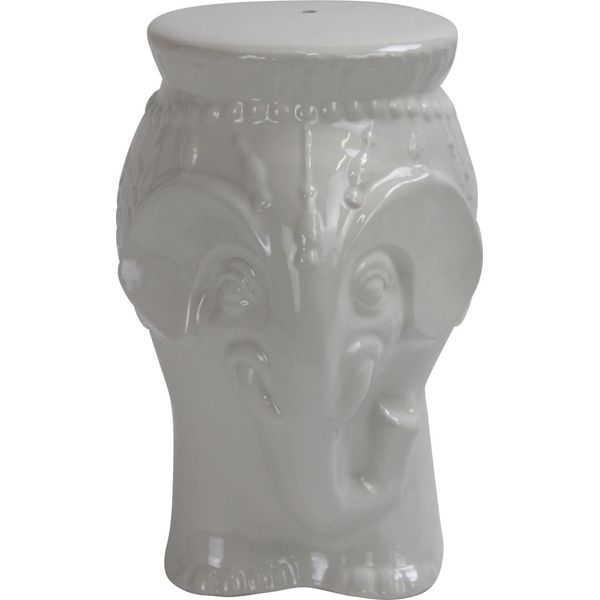Asianliving Sgabello Da Giardino In Ceramica Sgabello In Ceramica Smaltata Sgabello Cinese Sgabello A Tamburo Sgabello Da Giardino Per Interni/Esterni 242-102-image