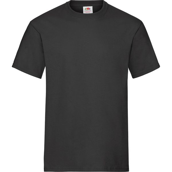Confezione Da 10 Magliette Fruit Of The Loom Heavy, Colore:Nero, Taglia:S-image