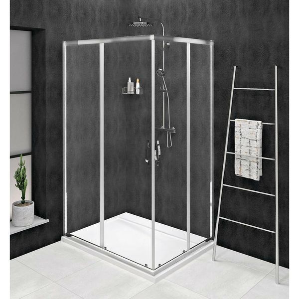 Sigma Simply Cabina Doccia Rettangolare 1000X900 Mm, Versione L/R, Ingresso Ad Angolo-image