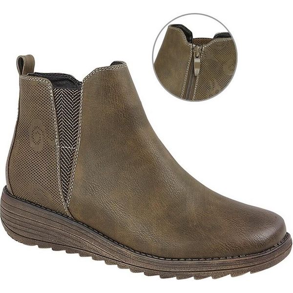 Cipriata - Stivaletti Donna "Debora"" DF2022 (39.5 Eu) (Olive)"-image
