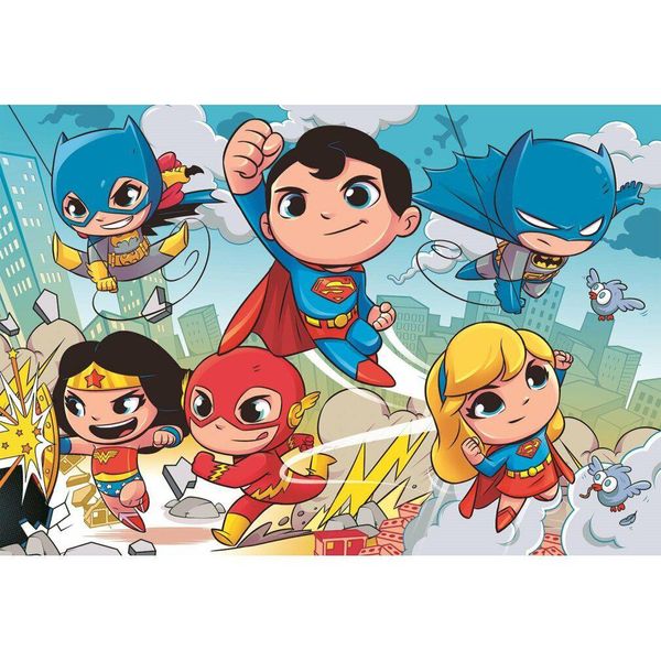 Clementoni Play For Future Puzzle Dc Super Friends Maxi 24 Pezzi-image