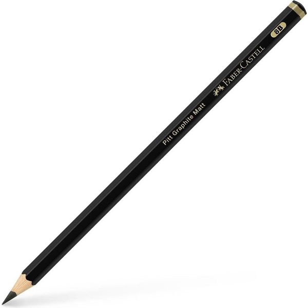 Faber-Castell 115208 Matita Pitt Graphite Matt Grado Di Durezza: 8B(S)-image