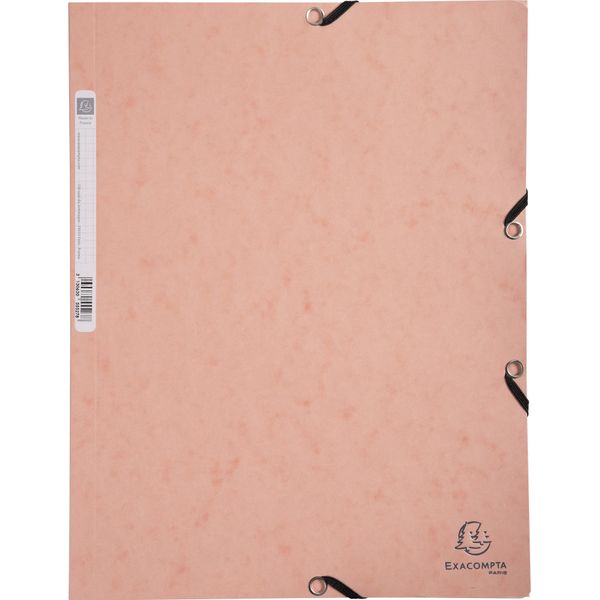 Exacompta 55527E Cartella Exacompta Aquarel, Din A4, Cartoncino, Rosso Corallo-image