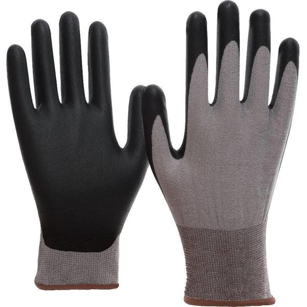 Nitras Safety 8720-11 Nitras Safety Unisex Arbeitshandschuhe 8720 Skin Clean Grau GrößE 11, 12 Paar-image