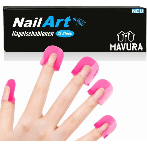 Nailart Smalto Per Unghie Stencil Per Unghie Modello Stencil Per Unghie Timbro Per Unghie Riutilizzabile-image