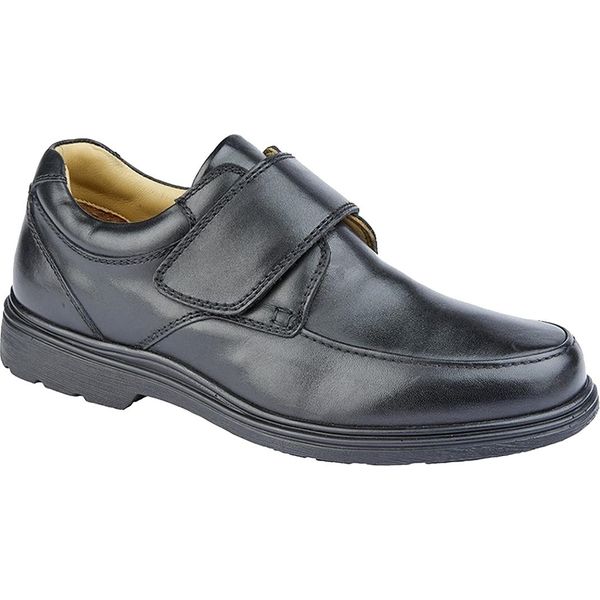 Roamers - Scarpe Da Uomo, Pelle DF2006 (44,5 Eu) (Nero)-image