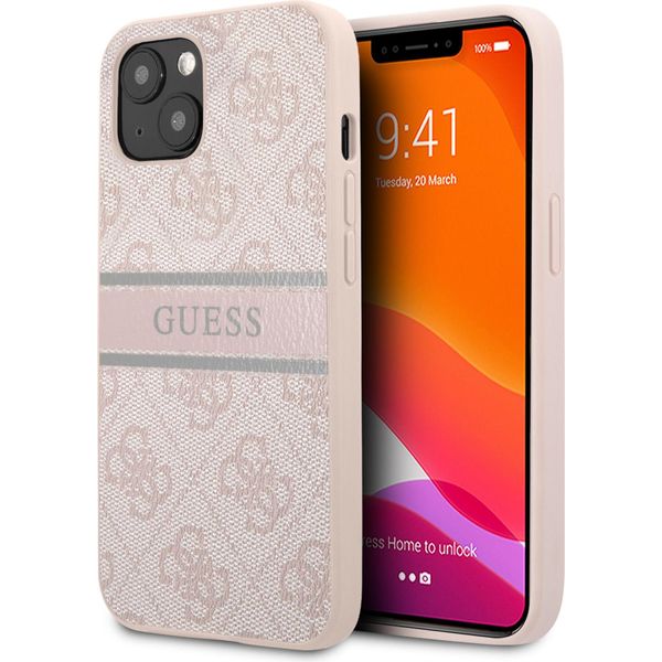 Guess Guhcp13S4Gdpi Iphone 13 Mini 5,4RóżOwy/Rosa Custodia Rigida 4G Stripe-image