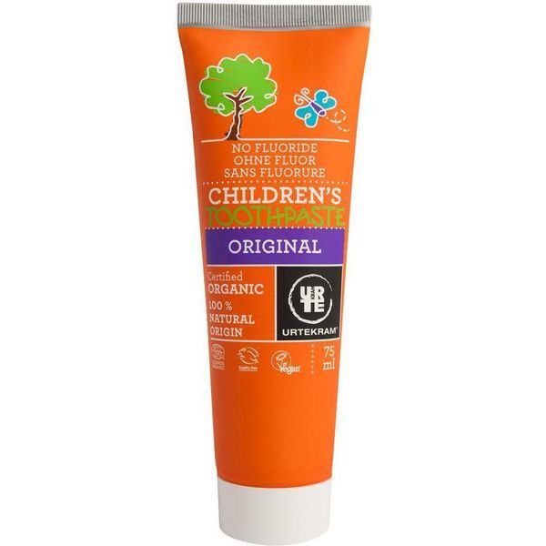 Urtekram Dentifricio Per Bambini Alla Liquirizia 75Ml - Senza Fluoro - 100% Ingredienti Naturali-image
