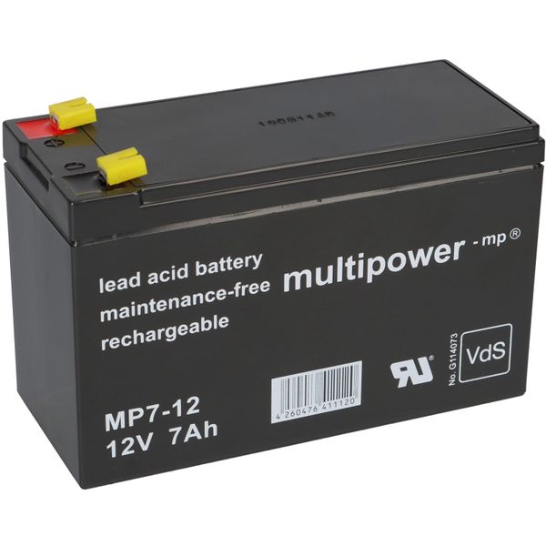 Batteria Ricaricabile Compatibile E-Mobile Vassilli 10.77-150 12V 7Ah-image