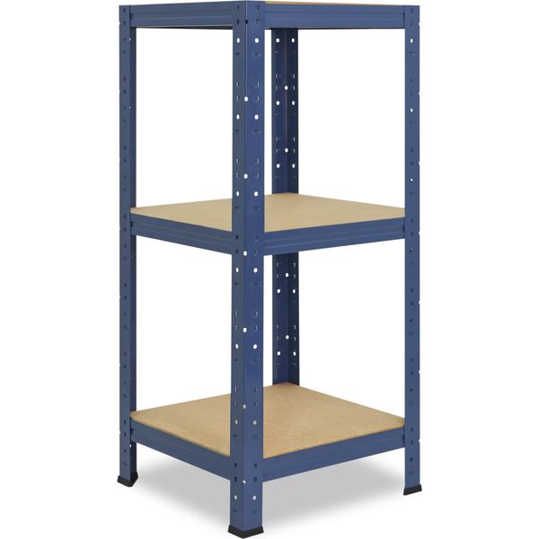 Shelfplaza Home 100X60X60 Cm Scaffale Pesante In Blu Con 3 Ripiani E 175 Kg Di Portata Per Ripiano-image