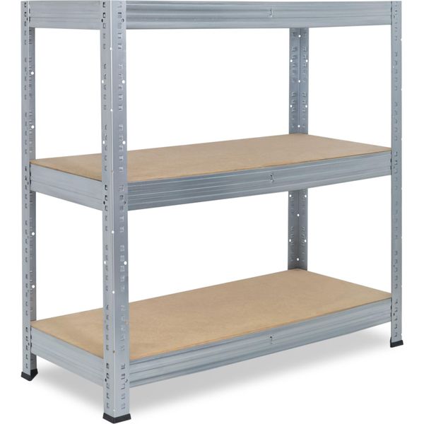 Shelfplaza Pro 90X70X30 Cm Scaffale Pesante In Zincato Con 3 Ripiani E 200 Kg Di Portata Per Ripiano-image