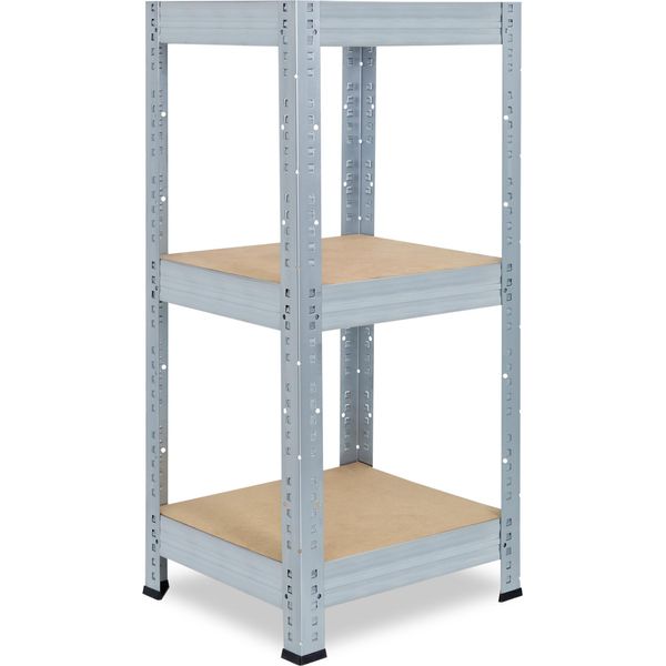 Shelfplaza Pro 90X45X45 Cm Scaffale Pesante In Zincato Con 3 Ripiani E 200 Kg Di Portata Per Ripiano-image