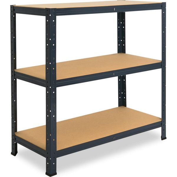 Shelfplaza Home 90X70X30 Cm Scaffale Pesante In Antracite Con 3 Ripiani E 175 Kg Di Portata Per Ripiano-image