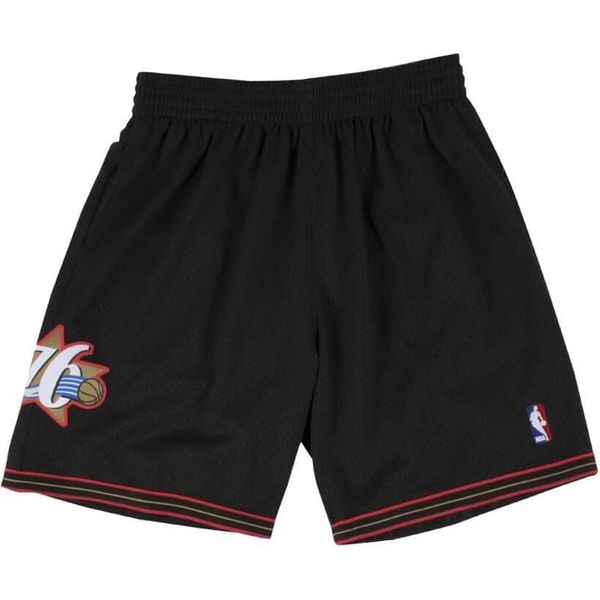 Mitchell & Ness Philadelphia 76Ers Swingman Shorts Nero - S-image