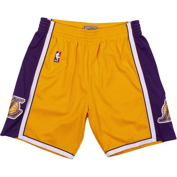 Pantaloncini Mitchell & Ness Los Angeles Lakers Giallo Swingman - S-image