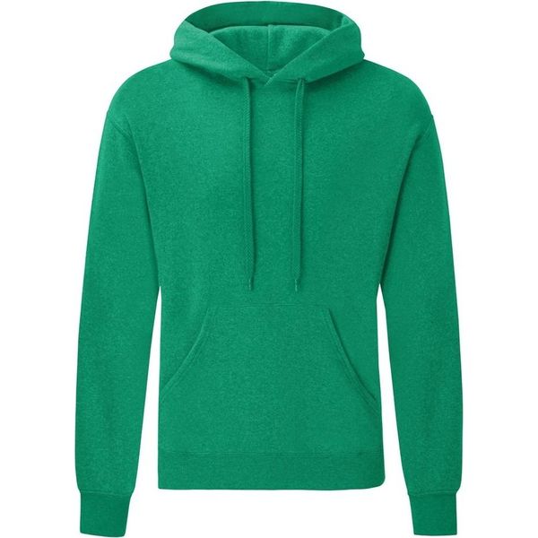 Fruit Of The Loom Felpa Con Cappuccio / Maglione Con Cappuccio Da Uomo BC366 (S) (Heather Green)-image