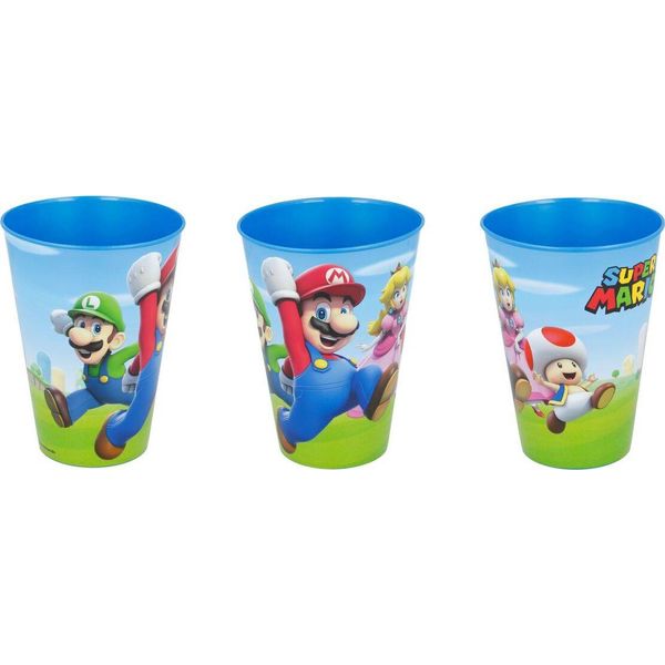 Stor 21406 - Nintendo - Bicchiere Di Plastica Super Mario 430Ml-image