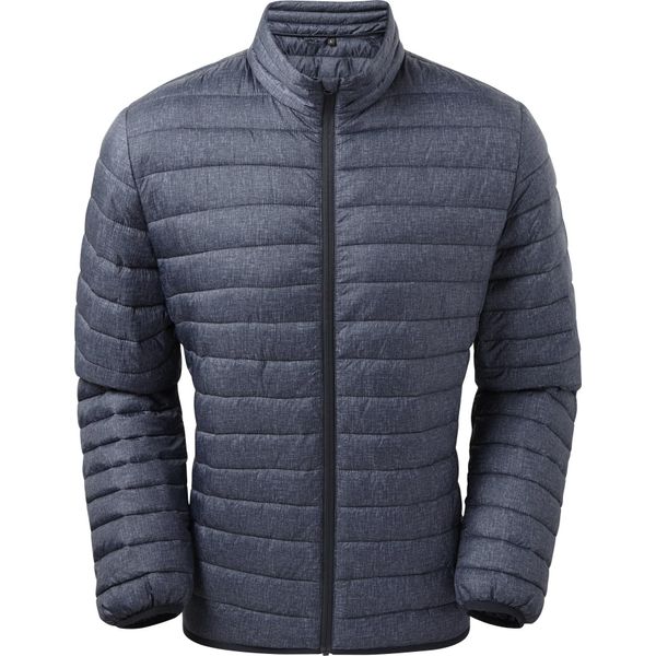 2786 - Giacca Trapuntata "Melange"" Da Uomo RW7331 (L) (Blu Navy Screziato)"-image