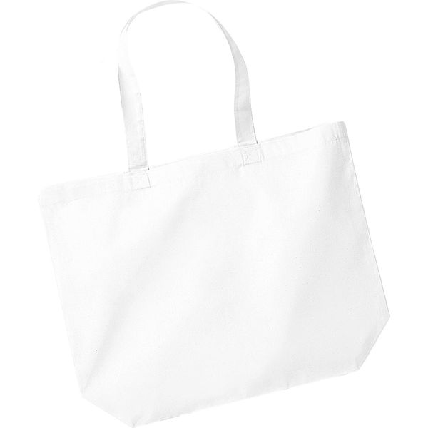 Westford Mill - Borsa Della Spesa "Premium"", Cotonelogico RW7507 (Taglia Unica) (Bianco)"-image