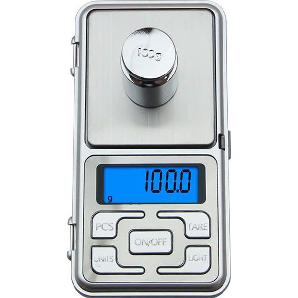 Inf Mini Bilancia Digitale/Bilancia Tascabile 200 G/0,01 G Acciaio Inossidabile-image