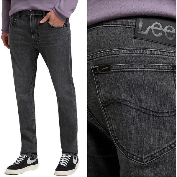 Lee, Jeanshosen, Slim Fit, Rider, W33 L34, Grau, Jeans, Baggyjeans, Buggy-image