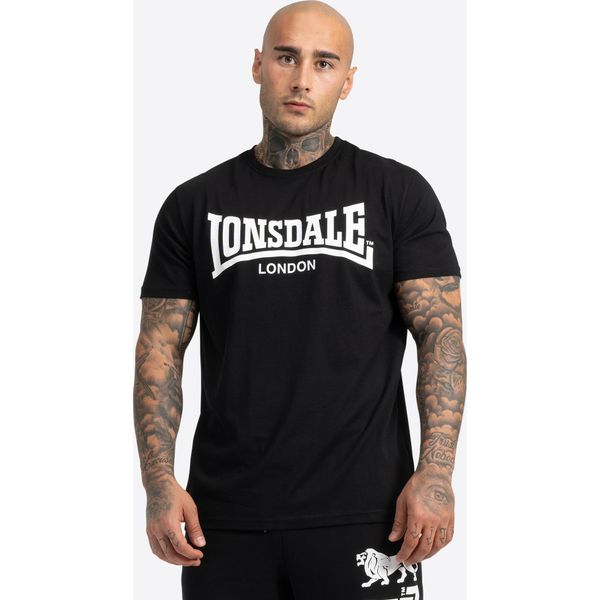 T-Shirt Uomo Regular Fit Doppia Confezione Sussex Nero Xxxl Lonsdale-image