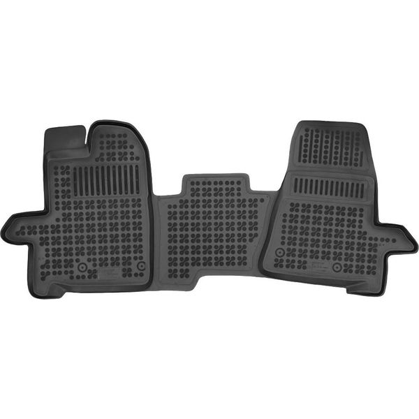 Tappetini In Gomma Per Auto Ford Transit / Tourneo Custom 2012-2018 (3 Posti, Anteriore, Manuale)-image