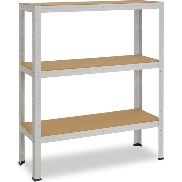 Shelfplaza Office 90X75X60 Cm Scaffale Pesante In Grigio Chiaro Con 3 Ripiani E 175 Kg Di Portata Per Ripiano-image