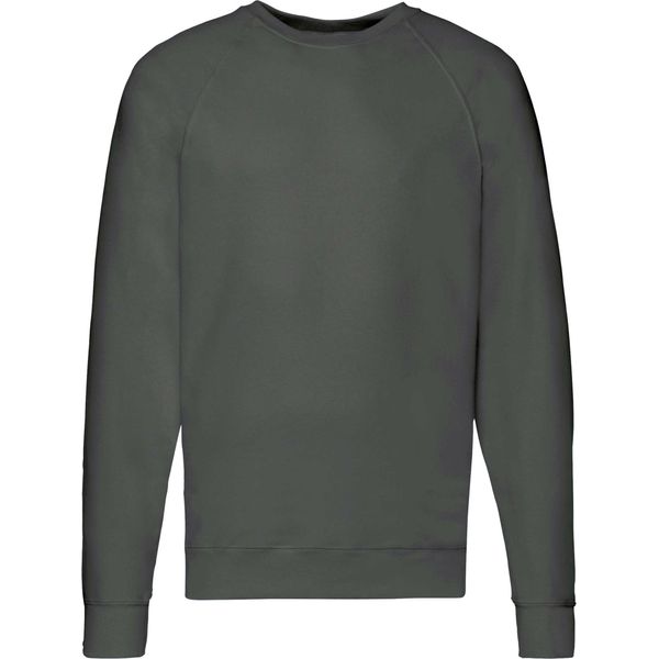 Fruties Felpa Con Cappuccio Da Uomo Senza Chiusura Curran Light Graphite L-image