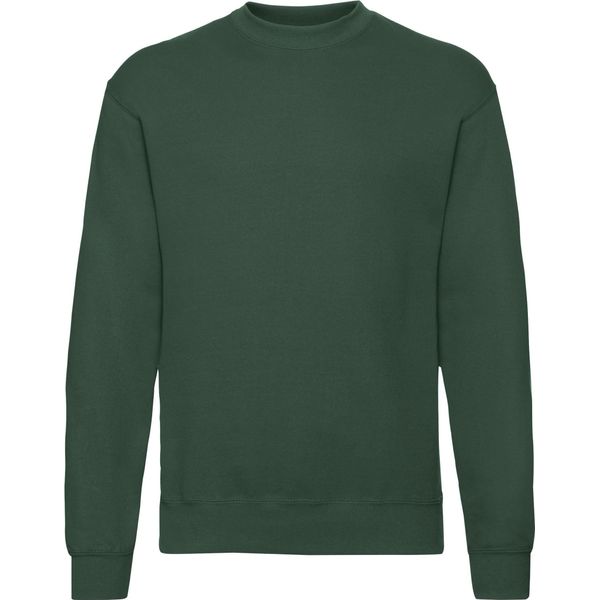 Fruties Felpa Da Uomo Con Cappuccio Senza Chiusura Nexh Verde Scuro Xxl-image