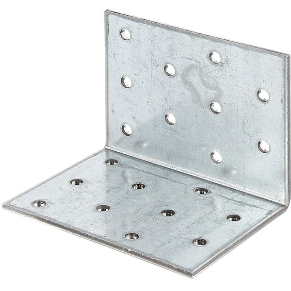 Alberts 820282 Lochplattenwinkel, Zincato Sendzimir, 60 X 60 X 80 Mm, 25Er Set-image