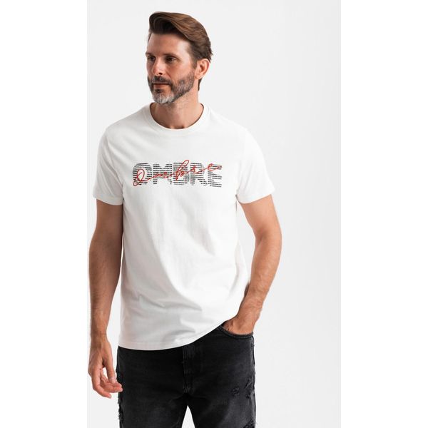 Ombre Clothing Maglietta A Maniche Corte Da Uomo Ropata Bianco Xl-image