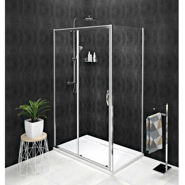 Sigma Simply Cabina Doccia Rettangolare 1100X900Mm Variante L/R, Vetro Trasparente-image