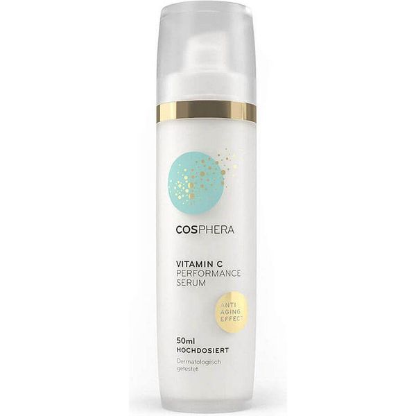 Cosphera Vitamin C Performance Serum | 50 Ml | Con Acido Ialuronico, Aquaxyl E Bioflavonoidi | Vegan-image