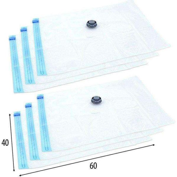 Sacchetti Sottovuoto Orion Sacchetti Per Abiti Biancheria Da Letto 6 Pezzi 60X40 Cm-image