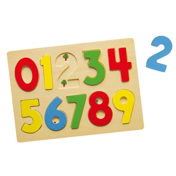 Viga - Puzzle Di Legno - Numeri-image