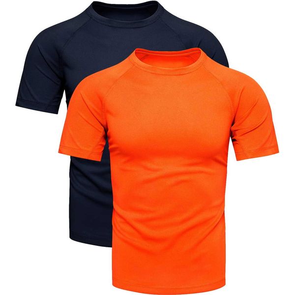 Recea Set Di T-Shirt Da Uomo Ahmetaj Arancio-Navy L-image