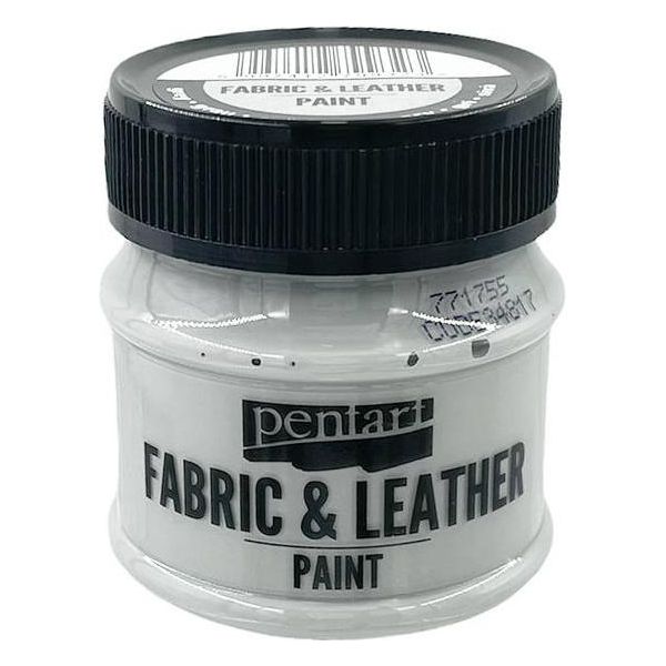 Pentart - Vernice Per Tessuti E Pelle - Grigio 50 Ml-image