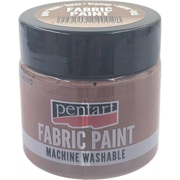 Vernice Per Tessuti Pentart - Vernice Per Tessuti 50Ml - Marrone-image