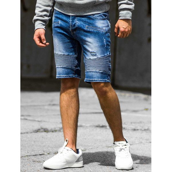 Recea Pantaloncini Di Jeans Da Uomo Lemaotaw Jeans 32-image
