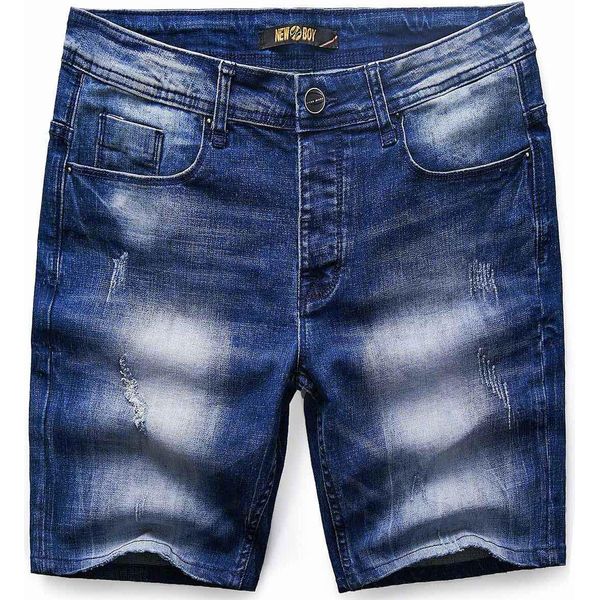 Recea Pantaloncini Di Jeans Da Uomo Lemalu Blu Cielo 30-image