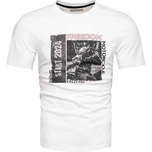 Recea T-Shirt Uomo A Maniche Corte Malaitaiw Bianco Xxl-image