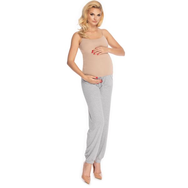 Peekaboo - Pantalone Maternità Donna Grigio Desolato L/Xl-image